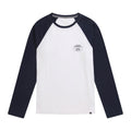 Dark Blue - Front - Animal Mens Sander Organic Long-Sleeved T-Shirt