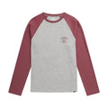 Red - Front - Animal Mens Sander Organic Long-Sleeved T-Shirt