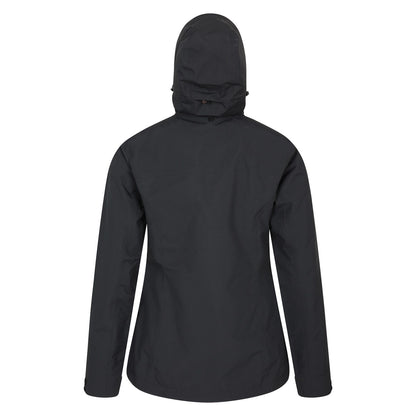 Black - Back - Mountain Warehouse Womens-Ladies Extreme Rainforest Waterproof Jacket