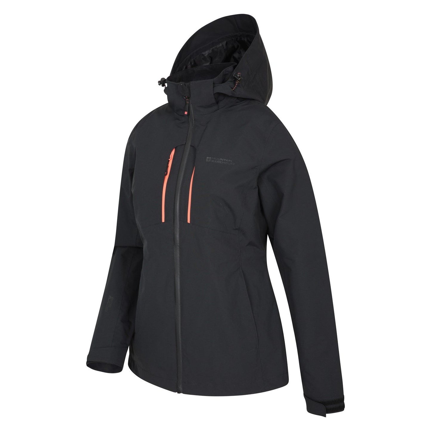 Black - Lifestyle - Mountain Warehouse Womens-Ladies Extreme Rainforest Waterproof Jacket