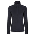 Navy - Front - Mountain Warehouse Womens-Ladies Camber Half Zip Fleece Top