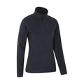 Navy - Back - Mountain Warehouse Womens-Ladies Camber Half Zip Fleece Top