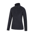 Navy - Side - Mountain Warehouse Womens-Ladies Camber Half Zip Fleece Top