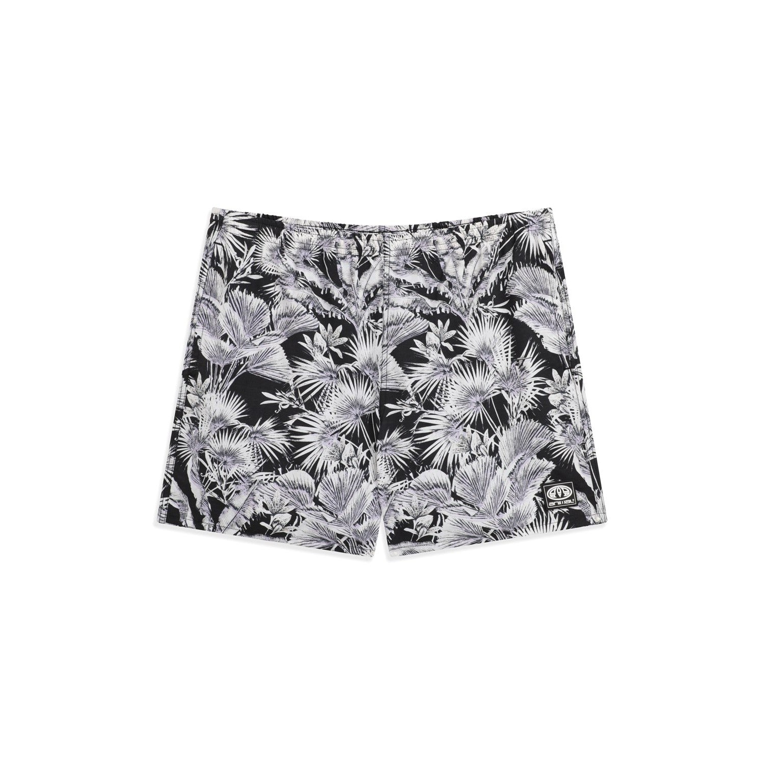 Monochrome - Front - Animal Womens-Ladies Reeva Leaves Recycled Swim Shorts