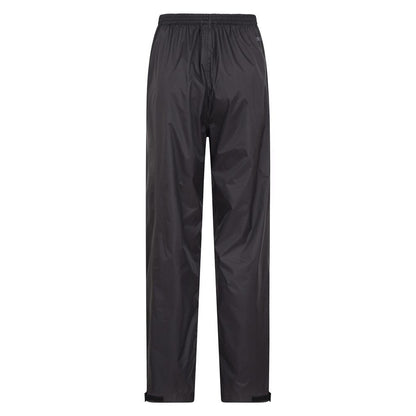 Black - Back - Mountain Warehouse Mens Pakka Waterproof Over Trousers