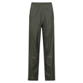 Khaki Green - Front - Mountain Warehouse Mens Pakka Waterproof Over Trousers