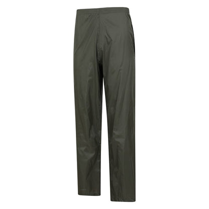 Khaki Green - Lifestyle - Mountain Warehouse Mens Pakka Waterproof Over Trousers