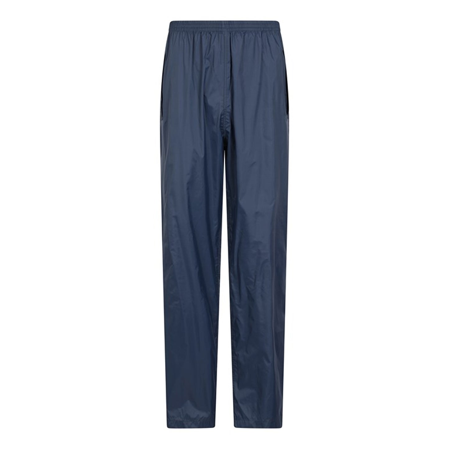 Navy - Front - Mountain Warehouse Mens Pakka Waterproof Over Trousers
