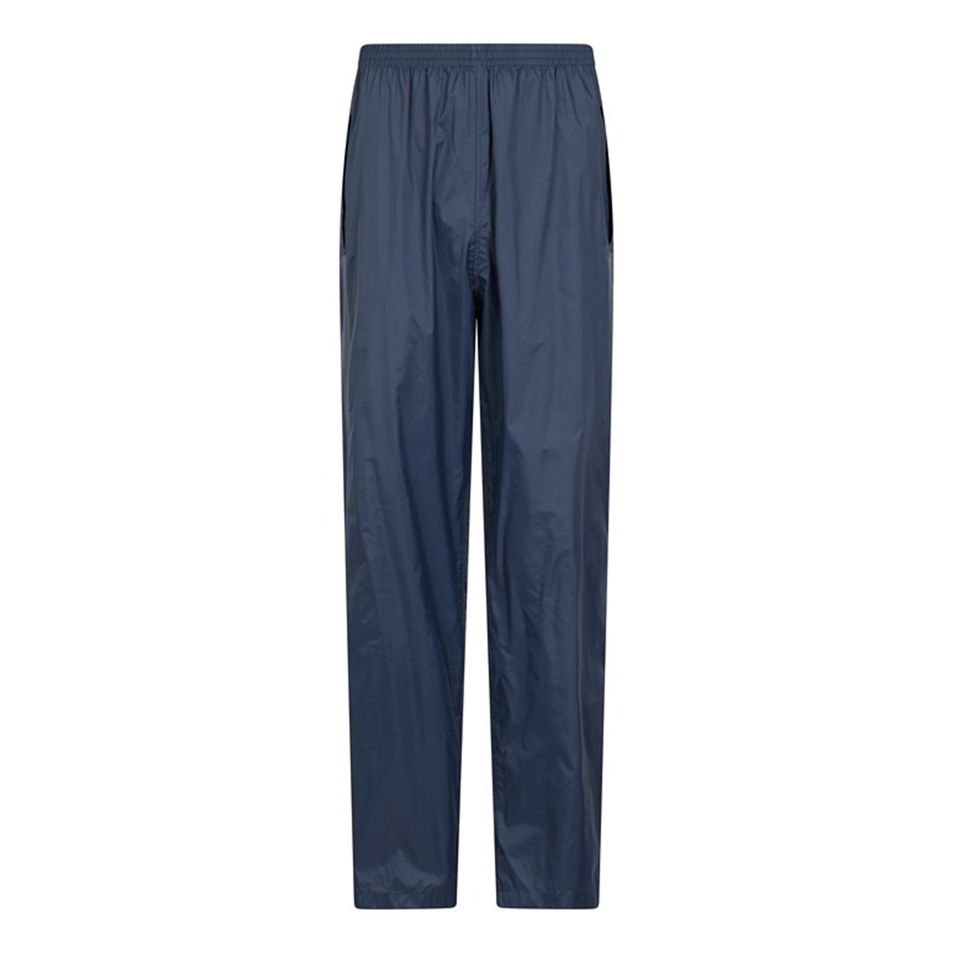 Navy - Front - Mountain Warehouse Mens Pakka Waterproof Over Trousers