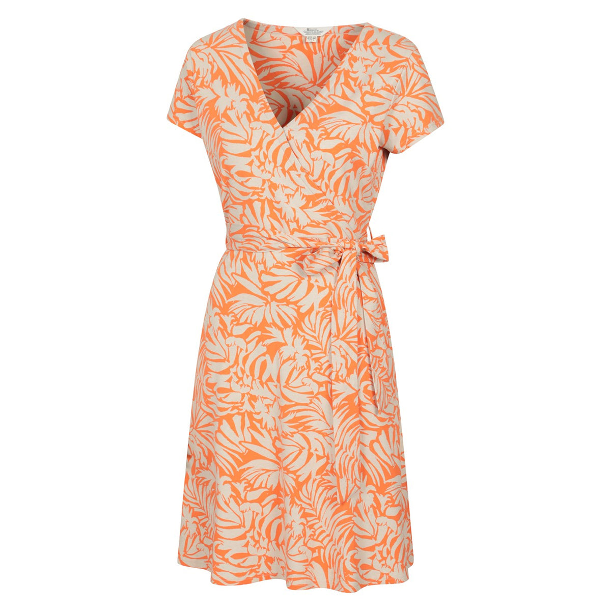 Orange - Side - Mountain Warehouse Womens-Ladies Santorini Patterned Jersey UV Protection Dress