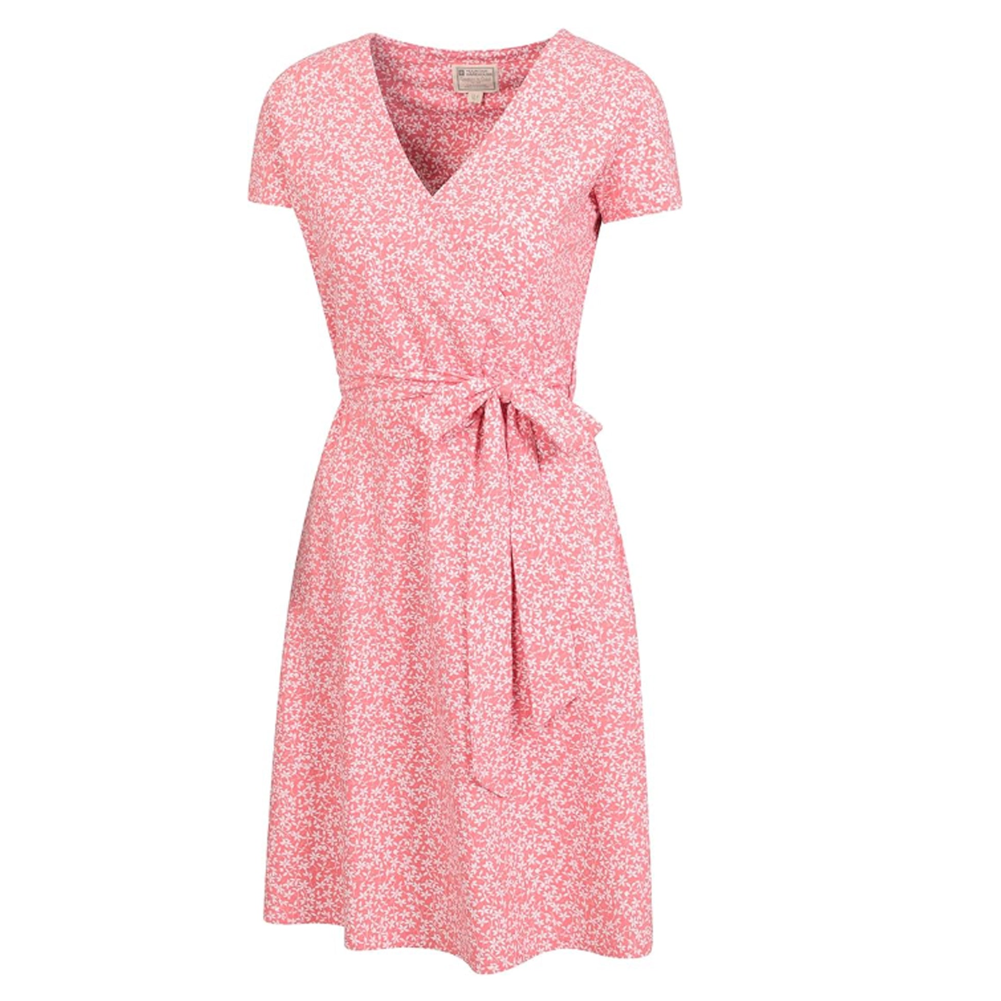 Coral - Lifestyle - Mountain Warehouse Womens-Ladies Santorini Patterned Jersey UV Protection Dress