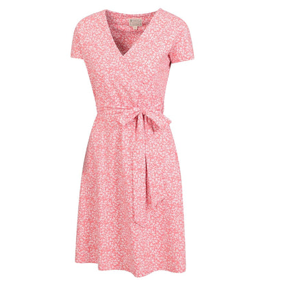 Coral - Lifestyle - Mountain Warehouse Womens-Ladies Santorini Patterned Jersey UV Protection Dress
