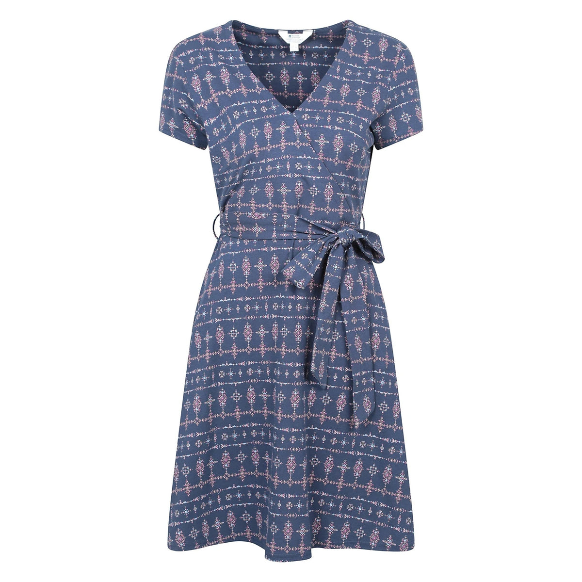 Indigo - Front - Mountain Warehouse Womens-Ladies Santorini Patterned Jersey UV Protection Dress