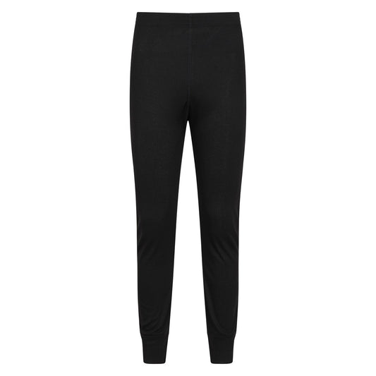 Black - Front - Mountain Warehouse Mens Talus Base Layer Bottoms