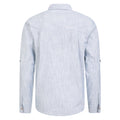 Denim - Back - Mountain Warehouse Mens Coconut Textured Long-Sleeved Shirt