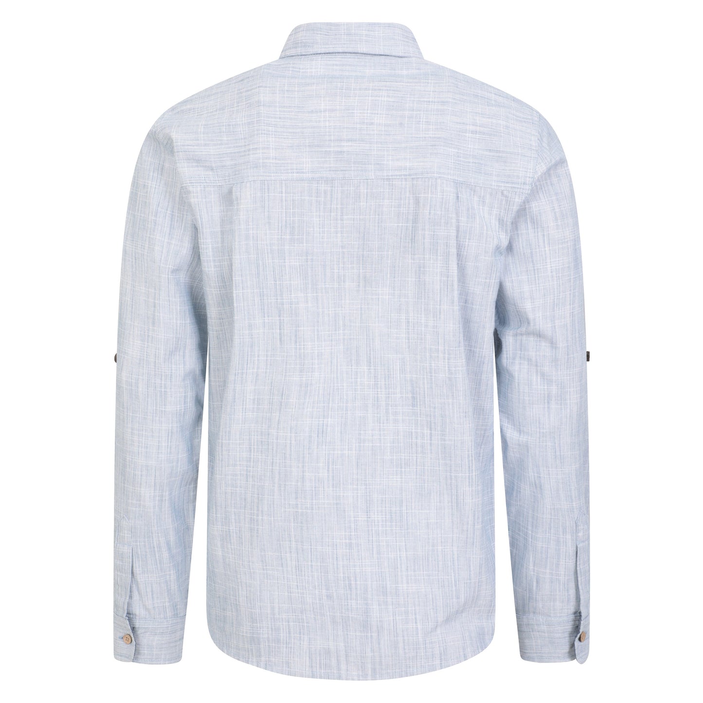 Denim - Back - Mountain Warehouse Mens Coconut Textured Long-Sleeved Shirt