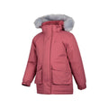 Pink - Lifestyle - Mountain Warehouse Childrens-Kids Ranger Logo Water Resistant Jacket