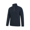 Blue - Side - Mountain Warehouse Mens Cedar Half Zip Fleece Top