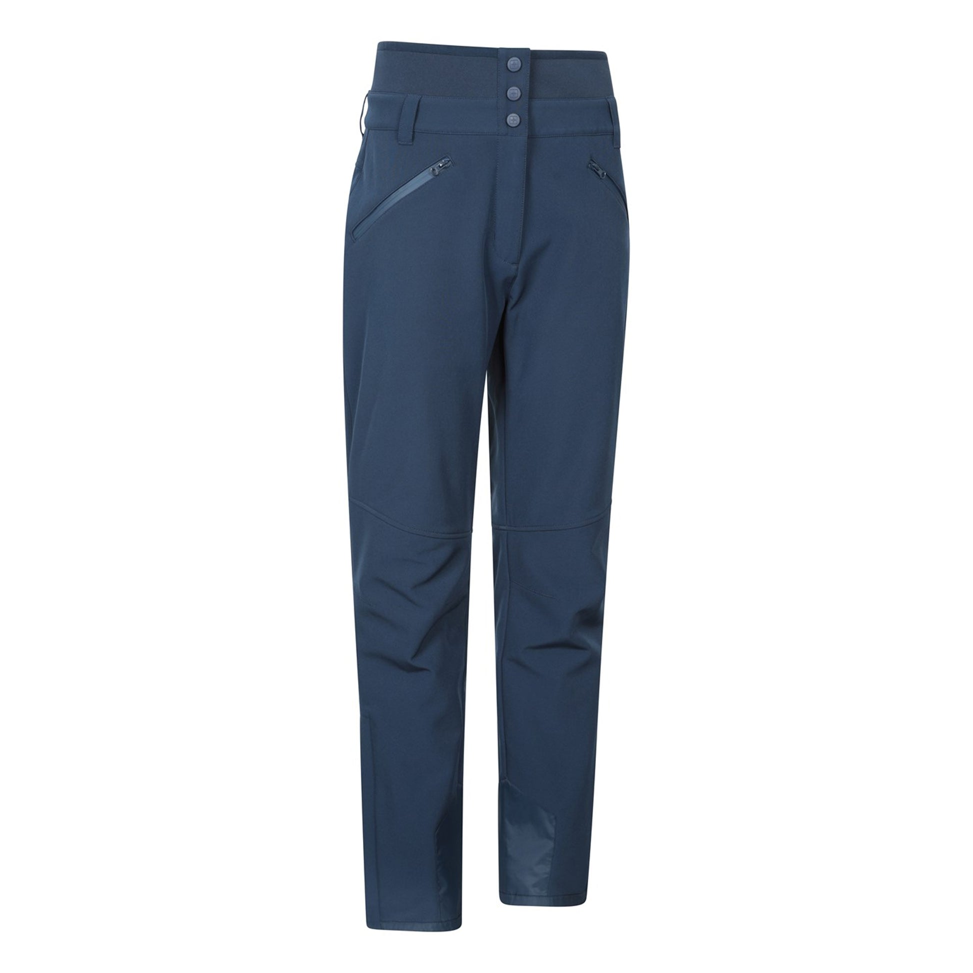 Dark Blue - Lifestyle - Mountain Warehouse Womens-Ladies Avalanche RECCO High Waist Ski Trousers