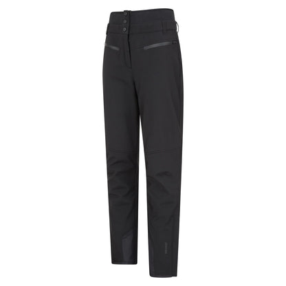 Black - Lifestyle - Mountain Warehouse Womens-Ladies Avalanche RECCO High Waist Ski Trousers