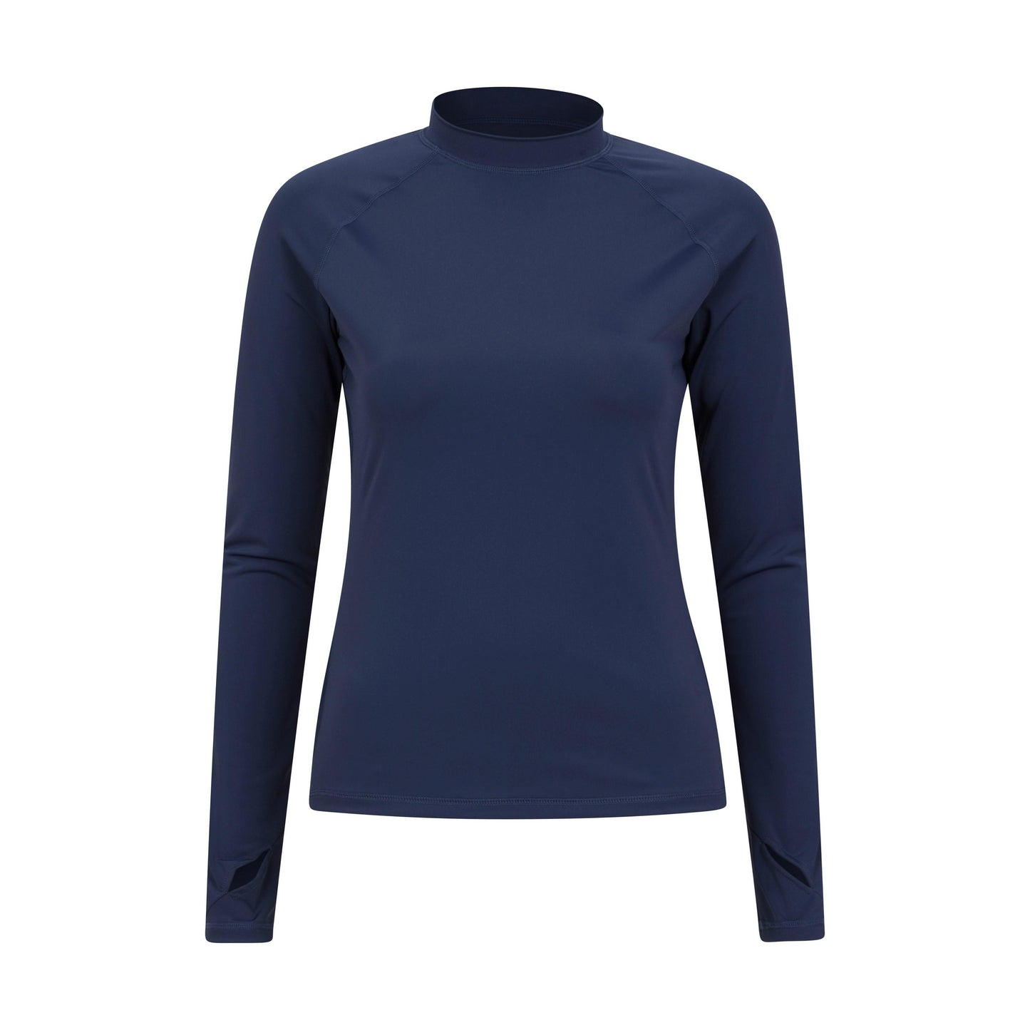 Dark Blue - Front - Mountain Warehouse Womens-Ladies Long-Sleeved Rash Guard