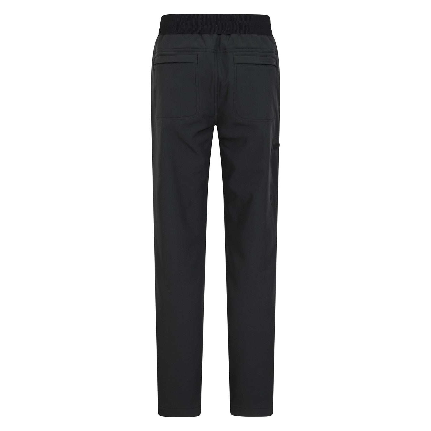 Black - Back - Mountain Warehouse Womens-Ladies Adventure Water Resistant Hiking Trousers