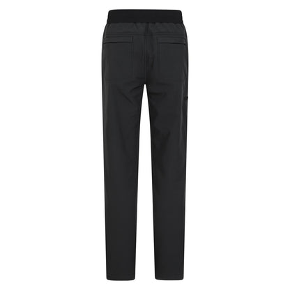 Black - Back - Mountain Warehouse Womens-Ladies Adventure Water Resistant Hiking Trousers