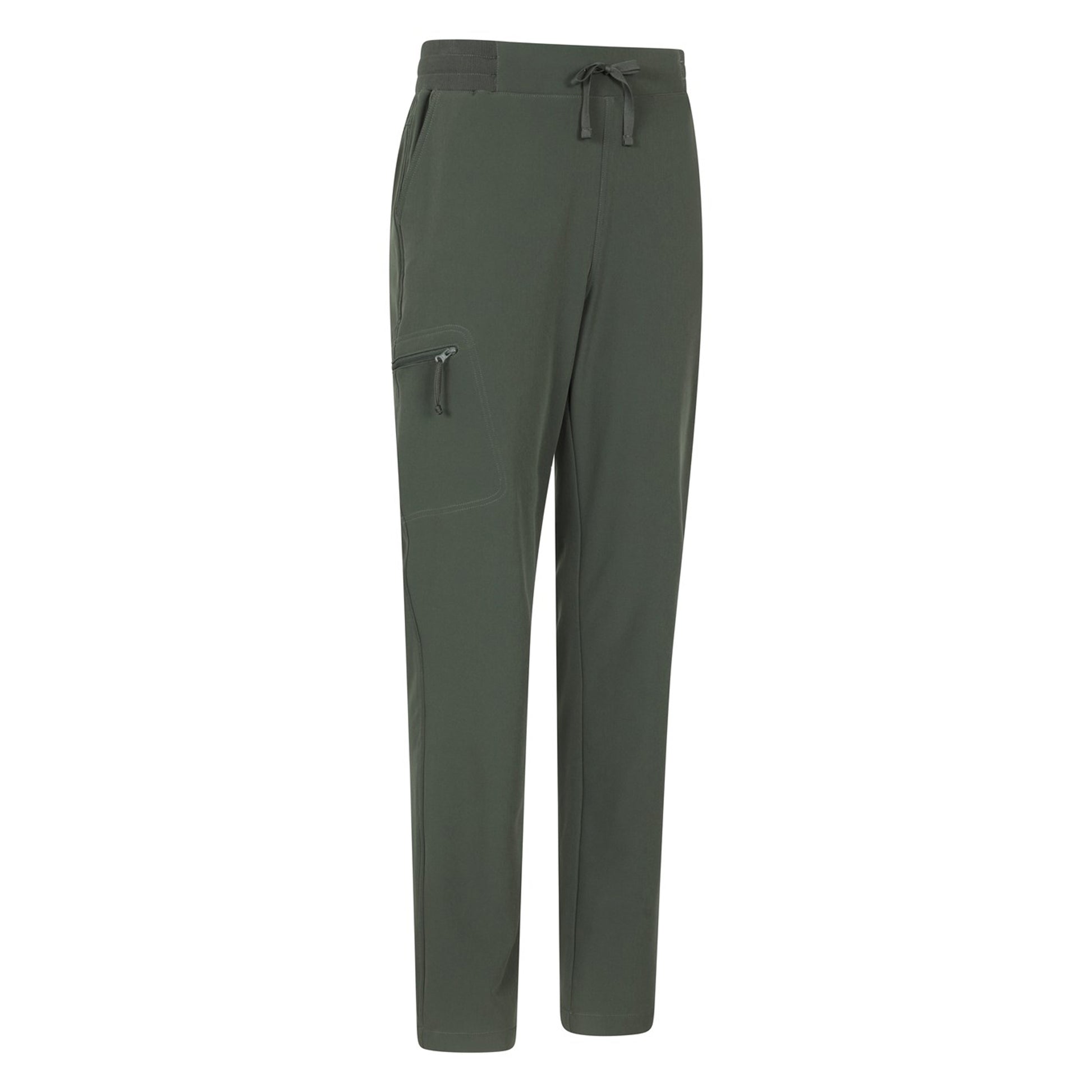 Khaki Green - Side - Mountain Warehouse Womens-Ladies Adventure Water Resistant Hiking Trousers