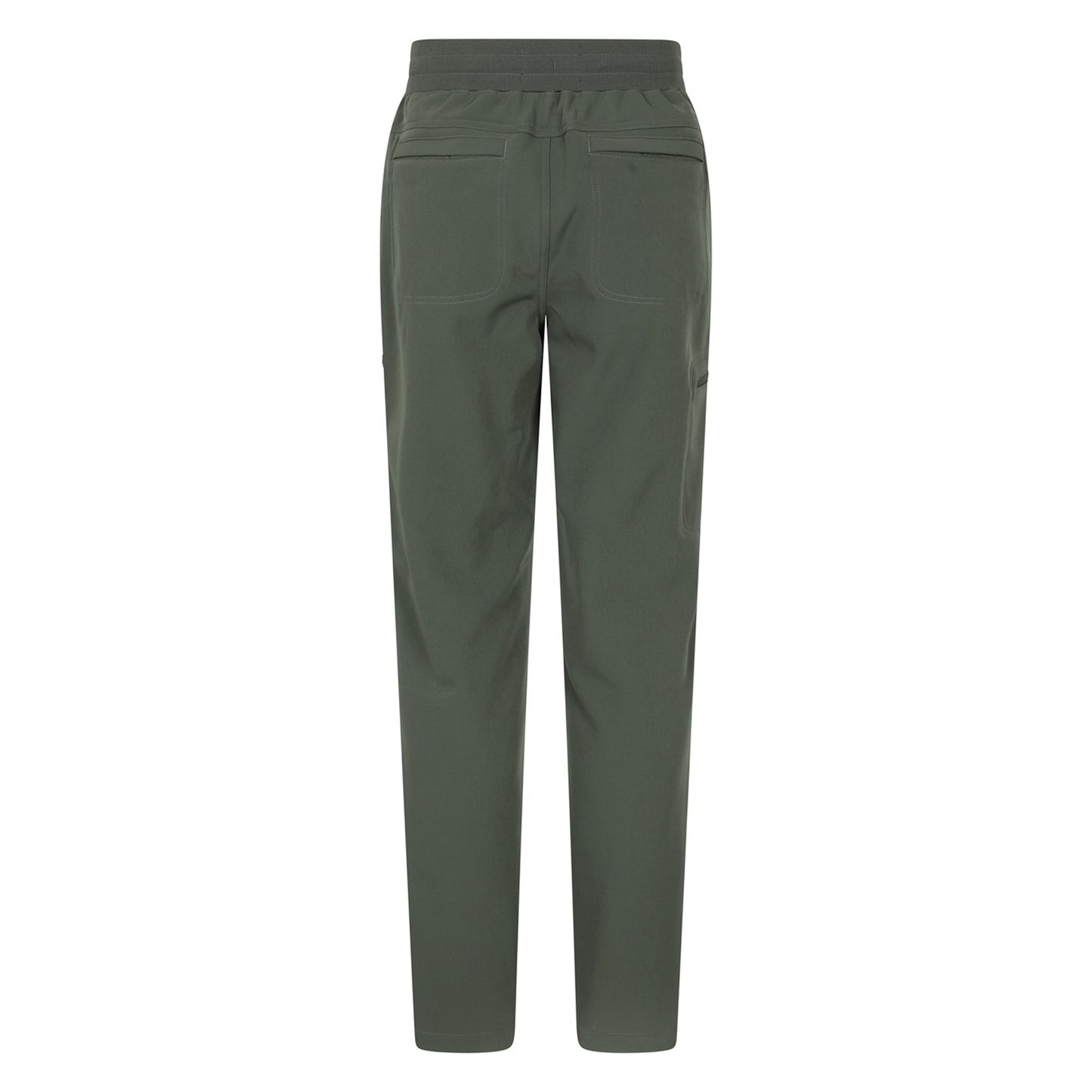 Khaki Green - Back - Mountain Warehouse Womens-Ladies Adventure Water Resistant Hiking Trousers