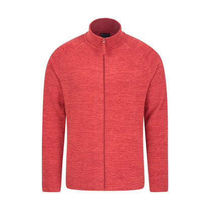 Red - Front - Mountain Warehouse Mens Snowdon II Full Zip Fleece Jacket