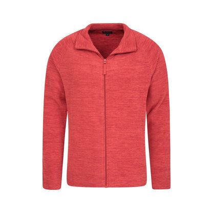 Red - Lifestyle - Mountain Warehouse Mens Snowdon II Full Zip Fleece Jacket