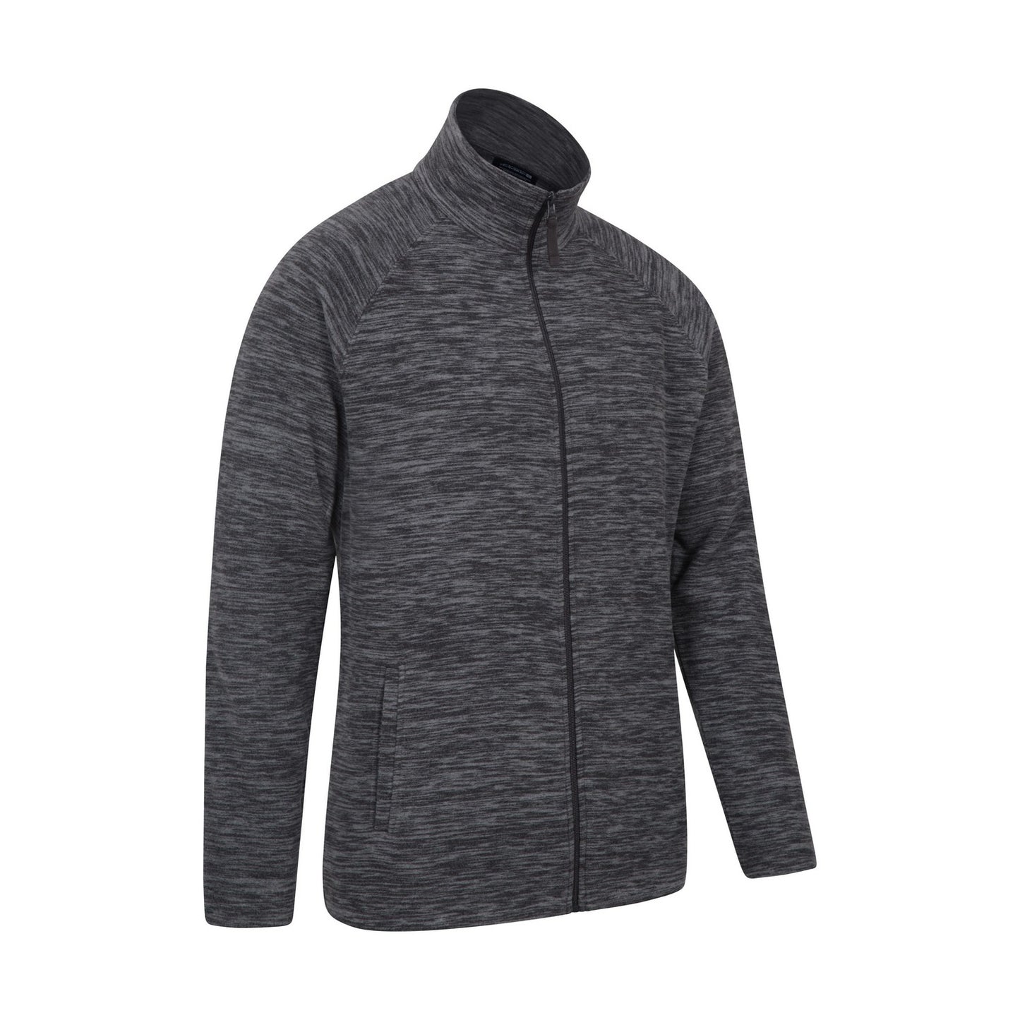 Charcoal - Side - Mountain Warehouse Mens Snowdon II Full Zip Fleece Jacket