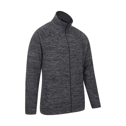Charcoal - Side - Mountain Warehouse Mens Snowdon II Full Zip Fleece Jacket