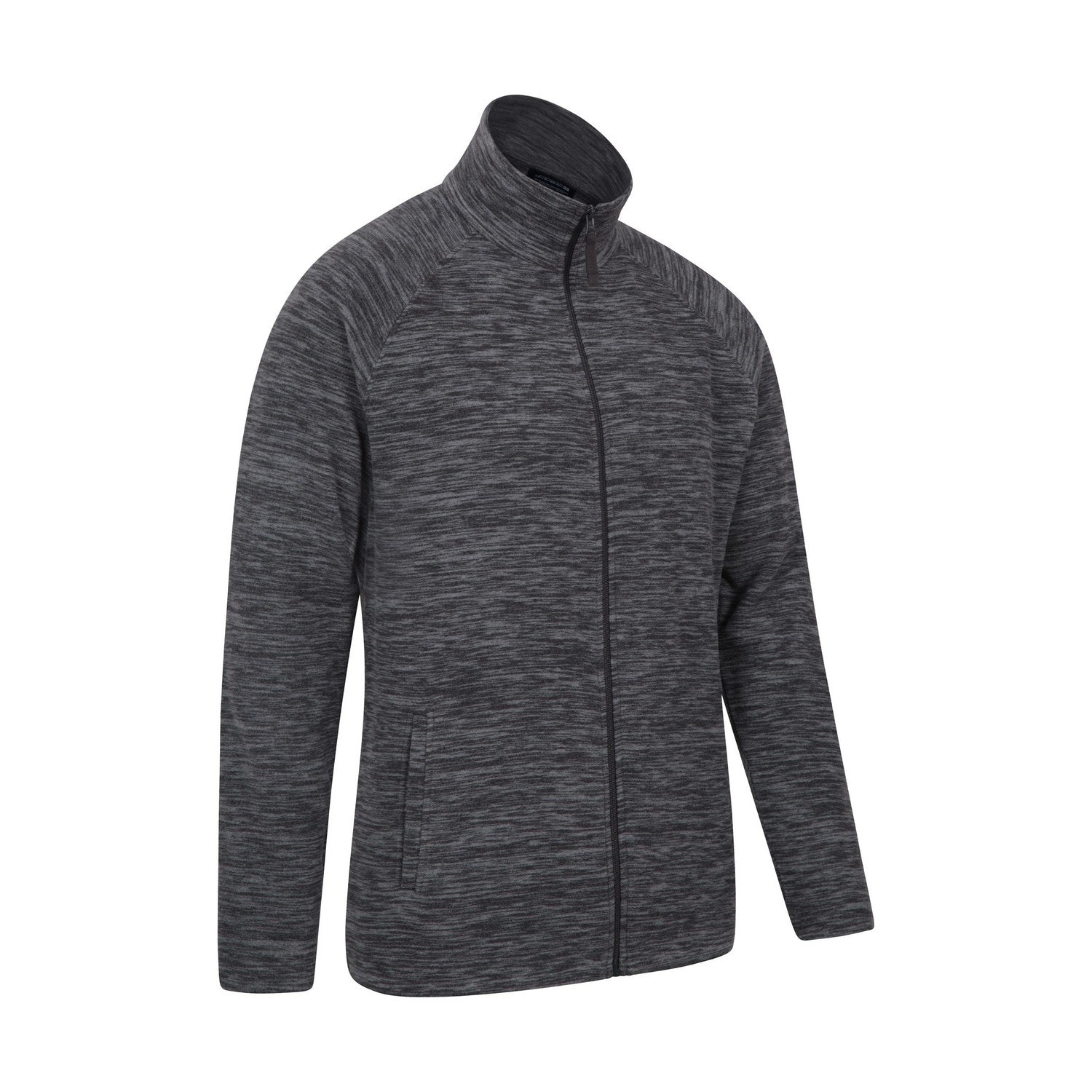 Charcoal - Side - Mountain Warehouse Mens Snowdon II Full Zip Fleece Jacket