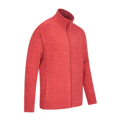 Dark Red - Back - Mountain Warehouse Mens Snowdon II Full Zip Fleece Jacket