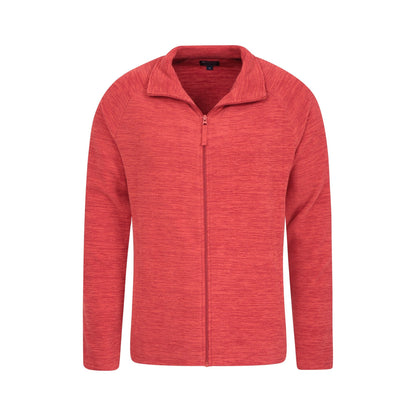 Dark Red - Lifestyle - Mountain Warehouse Mens Snowdon II Full Zip Fleece Jacket