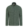 Green - Front - Mountain Warehouse Mens Snowdon II Full Zip Fleece Jacket