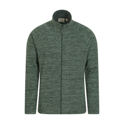 Green - Front - Mountain Warehouse Mens Snowdon II Full Zip Fleece Jacket