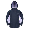 Navy - Front - Mountain Warehouse Childrens-Kids Shelly Waterproof Jacket