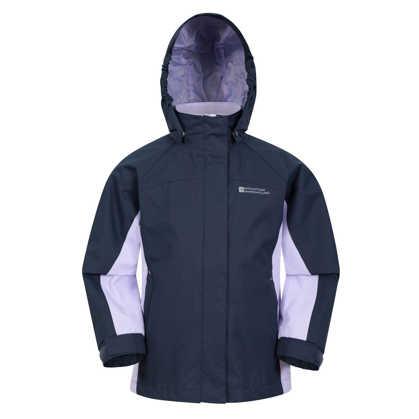 Navy - Front - Mountain Warehouse Childrens-Kids Shelly Waterproof Jacket