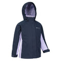 Navy - Back - Mountain Warehouse Childrens-Kids Shelly Waterproof Jacket