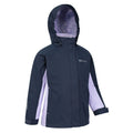 Navy - Front - Mountain Warehouse Childrens-Kids Shelly Waterproof Jacket