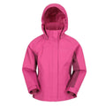 Berry - Front - Mountain Warehouse Childrens-Kids Shelly Waterproof Jacket