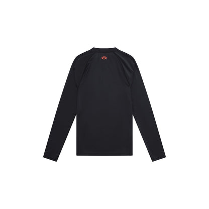 Black - Back - Animal Mens Sonny Logo Rash Guard