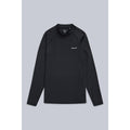 Jet Black - Front - Animal Mens Sonny Logo Rash Guard
