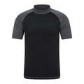 Dark Grey - Front - Mountain Warehouse Mens UV Protection Rash Guard