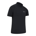 Black - Back - Mountain Warehouse Mens UV Protection Rash Guard