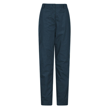 Navy - Front - Mountain Warehouse Womens-Ladies Trek II Regular Winter Trousers