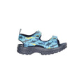 Light Blue - Pack Shot - Mountain Warehouse Childrens-Kids Sand Shark Sandals