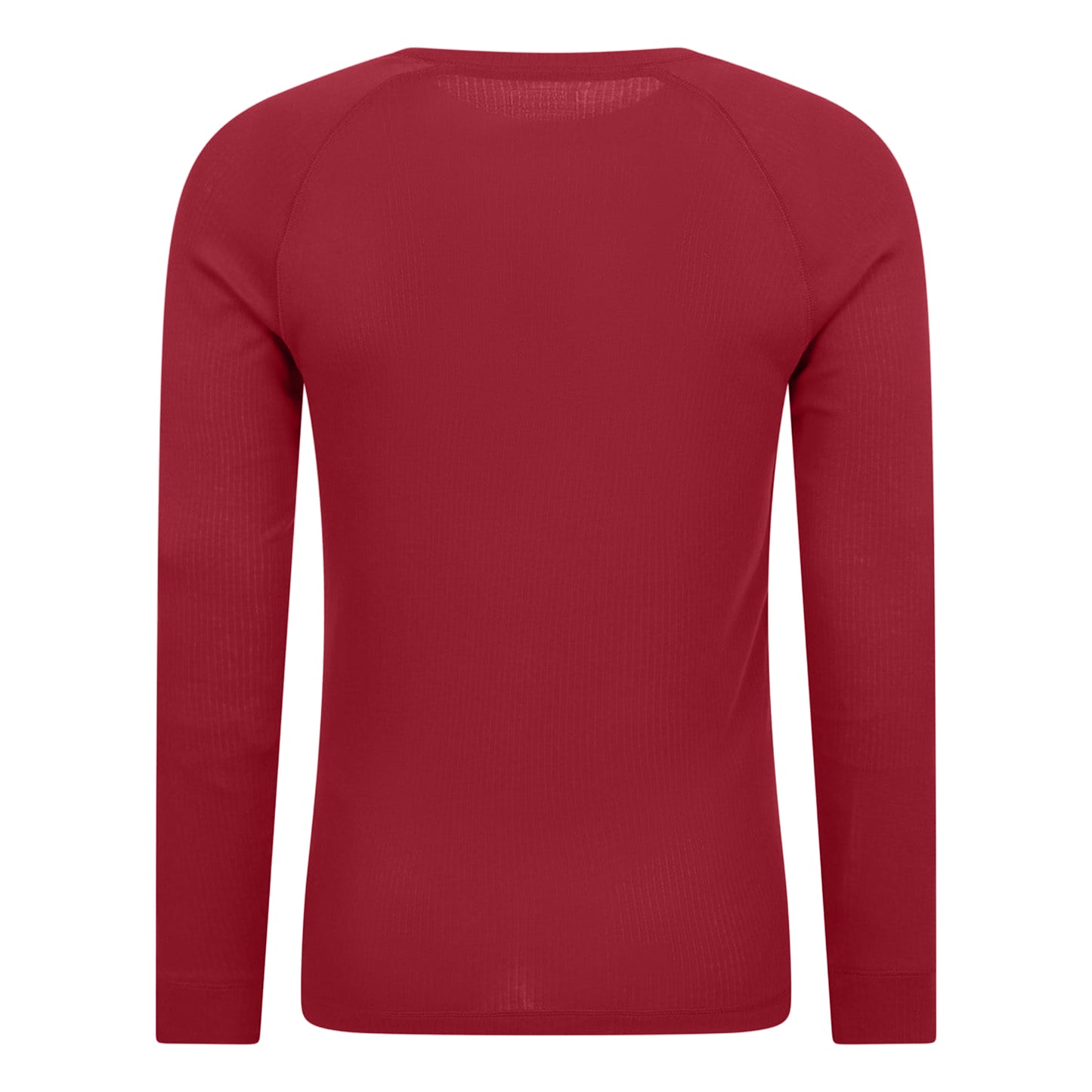 Red - Back - Mountain Warehouse Mens Talus Round Neck Long-Sleeved Thermal Top